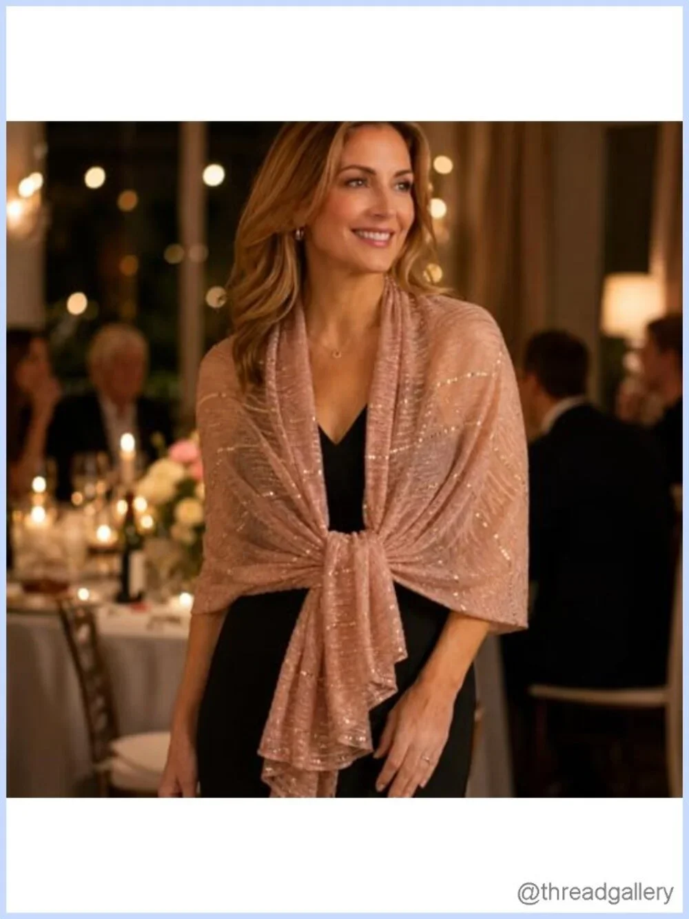 Womens Sequin Bandana Mesh Scarf Sheer Shiny Rave Shawl Wrap